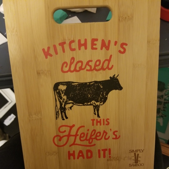 Decorative Bamboo Cutting Board - Picture 1 of 1